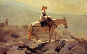 Winslow Homer : The Bridle Path, White Mountains